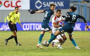 الدورى المصرى: تقدم الزمالك أمام انبى بهدف في الشوط الأول