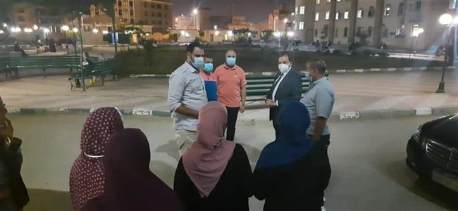 رئيس جامعة بنى سويف يقوم بجولة مفاجئة للمدينة الجامعية بنات