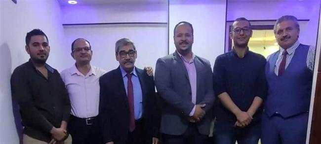 وفد نقابة العلاج الطبيعي يفتتح مقرا جديدا بمدينة المنيا