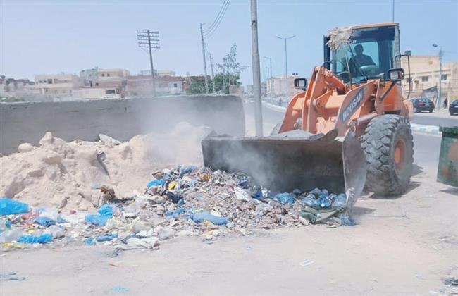 رفع ٤٠ طن مخلفات متنوعة من شوارع حي وسط الإسكندرية