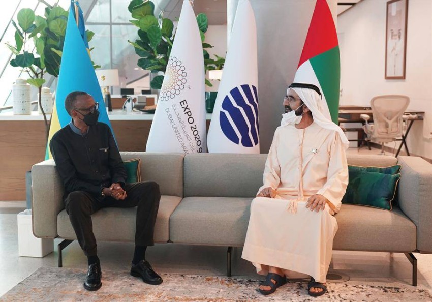 الامارات ورواندا يبحثان توسيع التعاون بين البلدين