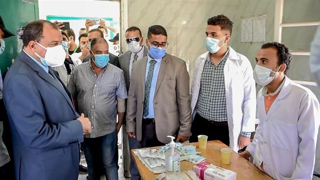 قافلة طبية شاملة بجامعة بني سويف لقريتي سدس وهربشنت