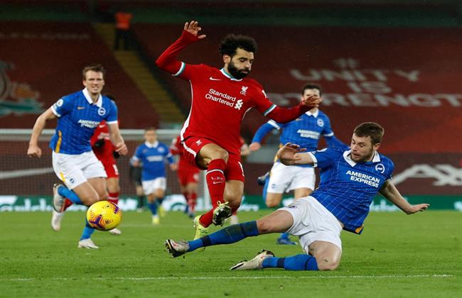 الليلة| محمد صلاح يقود ليفربول لمواصلة أرقامه القياسية أمام برايتون