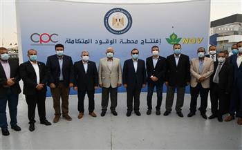 وزير البترول يتفقد أعمال تطوير المنطقة الجغرافية البترولية بالسويس