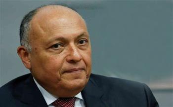   شكري: مصر تولي أهمية بالغة لخروج القوات الأجنبية والمرتزقة من ليبيا