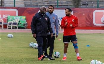 كواليس اجتماع موسيمانى مع أفشة فى تدريبات الأهلى