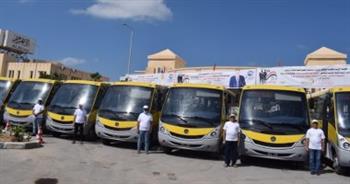   20 حافلة منحة أمريكية إلى محافظة شمال سيناء