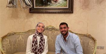 «ع الضيّق».. أحمد ياسر ريان يحتفل بخطوبته