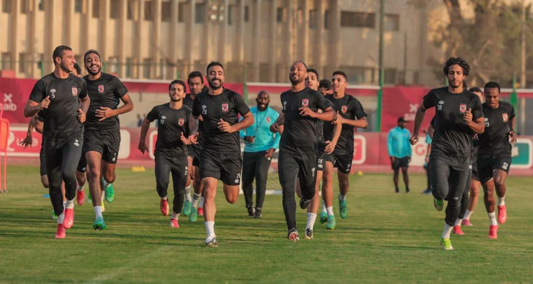 الأهلى يواصل تدريباته فى التتش قبل السفر إلى النيجر