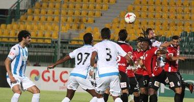 التعادل السلبى يسيطر على  الشوط الأول بين بيراميدز والجيش