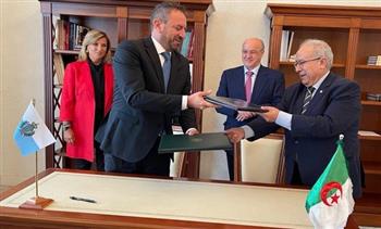   توقيع مذكرة تفاهم بين الجزائر وجمهورية سان مارينو 