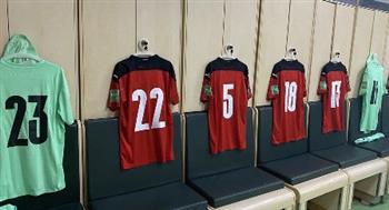 صور من داخل غرفة ملابس منتخب مصر 