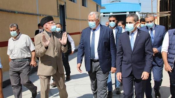 وزير الزراعة ومحافظ الغربية يتفقدان المجزر النصف آلي بشبشير الحصة