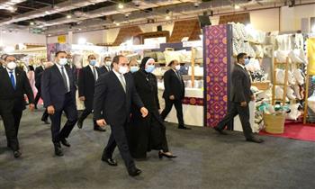   افتتاح الرئيس السيسي معرض "تراثنا" للحرف اليدوية يتصدر اهتمامات الصحف 
