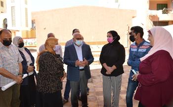   محافظ بورسعيد يتابع استعدادت مدرسة أشتوم الجميل للعام الدراسي الجديد