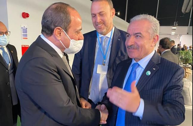 الرئيس السيسي يلتقي رئيس الوزراء الفلسطيني