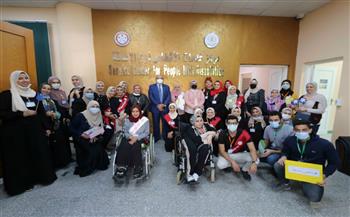   جامعة المنصورة تحتفل باستقبال الطلبة الجدد بمركز ذوي الإعاقة