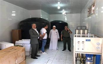 دعم قسم الكلي بالمنزلة بمحطة معالجة مياه جديدة
