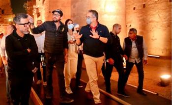   وزير السياحة يتابع وضع اللمسات النهائية لحفل افتتاح طريق الكباش