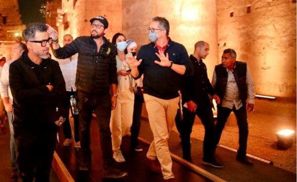 وزير السياحة يتابع وضع اللمسات النهائية لحفل افتتاح طريق الكباش
