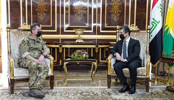   رئيس حكومة إقليم كردستان وقائد العمليات الفرنسية يناقشان التعاون الأمني