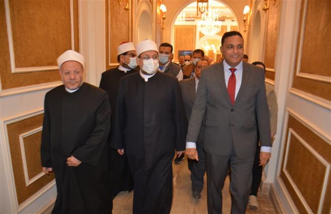 وزير الأوقاف ومفتى الجمهورية يفتتحان مسجد التقوى بالسنبلاوين