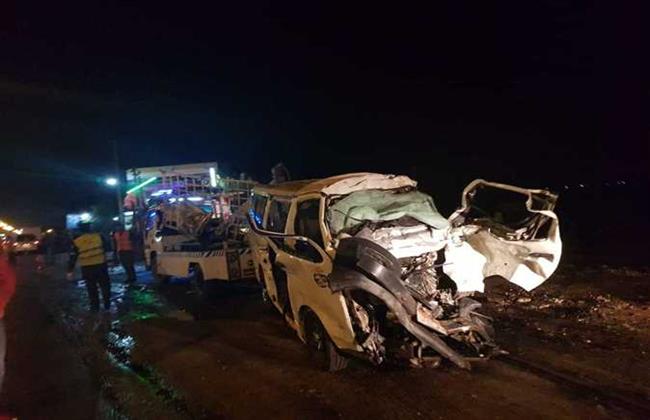 إصابة شخصين فى حادث تصادم بالساحل الشمالى
