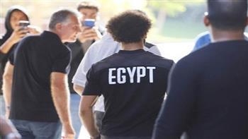 منتخب مصر يغادر فندق الإقامة ويتجه لملعب 11 نوفمبر لمواجهة أنجولا 