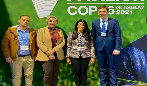 وزيرة التعاون الدولي تلتقي عضو المجموعة الاستشارية الشبابية المعنية بتغير المناخ 