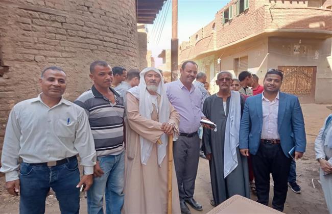 رئيس مدينة ببا يتفقد عددا من مشروعات المبادرة الرئاسية حياة كريمة 