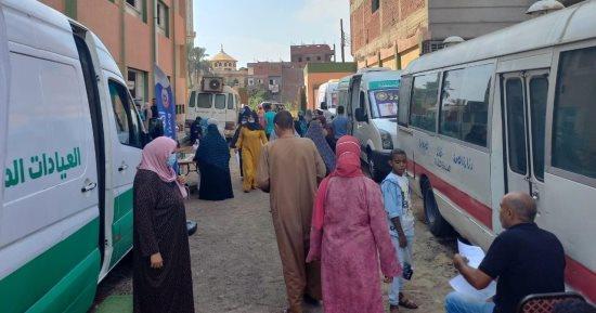 صحة الدقهلية: الكشف على 881 مريض بقافلة طبية بقرية الباز 