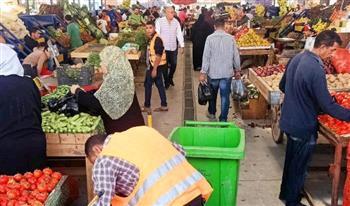محافظ بورسعيد : انتظام حركة البيع والشراء داخل سوق العصر الجديد بحى العرب 