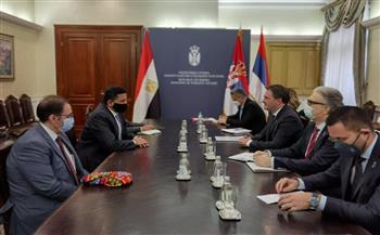   سفير مصر في بلجراد يلتقى وزير خارجية صربيا 