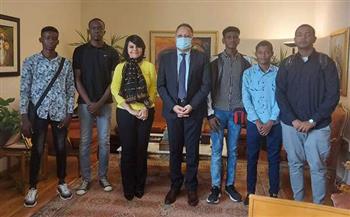   «الوكالة المصرية للشراكة من أجل التنمية» تستقبل مجموعة من الطلبة الأفارقة 