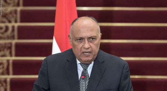 شكري يجدد التزام مصر الكامل بتثبيت ركائز الاستقرار في ليبيا