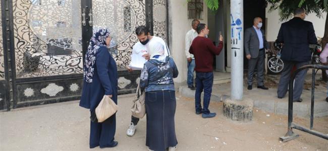 بالصور.. منع دخول العاملين غير الحاصلين على لقاح كورونا لمقرعملهم ببني سويف