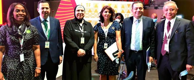 جامع تترأس وفد مصر المشارك بالمعرض الأفريقي للتجارة البينية بجنوب أفريقيا