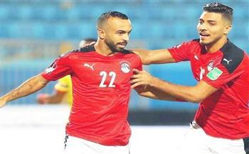 محمد شريف يقود هجوم منتخب مصر أمام الجابون