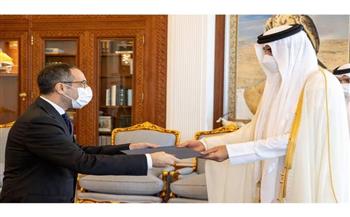   سفير مصر في الدوحة يقدم أوراق اعتماده إلى أمير قطر