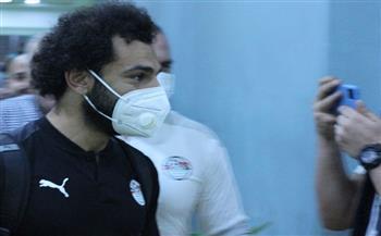 وصول منتخب مصر لاستاد برج العرب لمواجهة الجابون