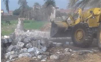 إزالة 400 حالة تعدٍ على أراضي أملاك الدولة ببني سويف