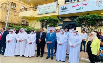 رئيس جامعة الأقصر يفتتح معرض الفن التشكيلى «خيوط الظل» 
