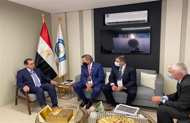 وزير البترول يعقد عدد من اللقاءات مع كبرى الشركات العالمية