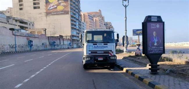 رفع ٢٢ طن مخلفات بشرق الإسكندرية