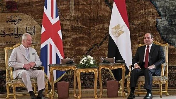 تفاصيل لقاء الرئيس السيسي مع الأمير تشارلز وزوجته