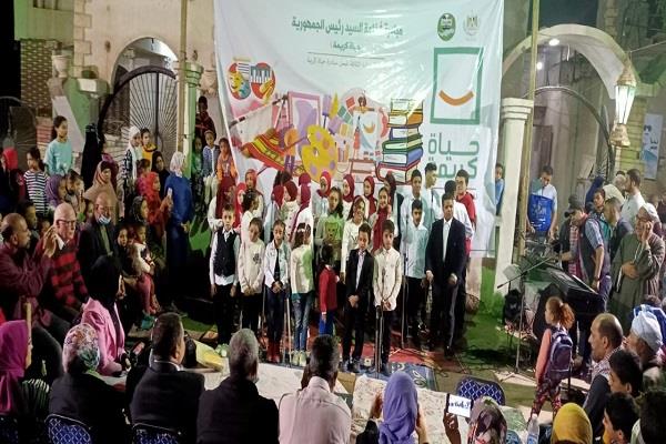 دوار العمدة يستقبل «حياة كريمة» بالفيوم 