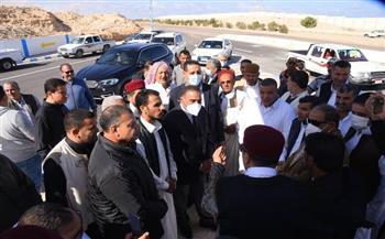 محافظ مطروح يفتتح مدخل مدينة الضبعة الغربي بعد تطويره