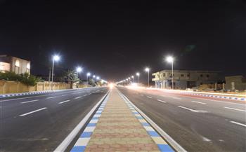   افتتاح  أعمال تطوير طريق مدخل الضبعة الغربى  بطول 1,8 كم  مزدوج 