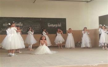 تصفيات مسابقة أعياد الطفولة على مسرح مدرسة الحديثه بكفر الدوار 