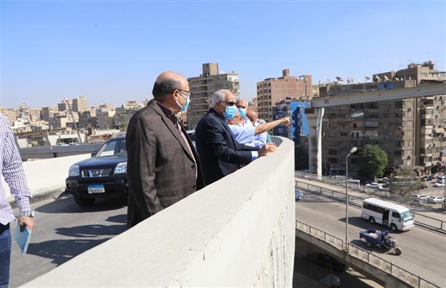 محافظ الجيزة يتفقد الموقف التنفيذي بمحور الفريق كمال عامر